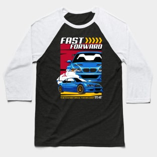 GTR E46 Fast Forward Baseball T-Shirt